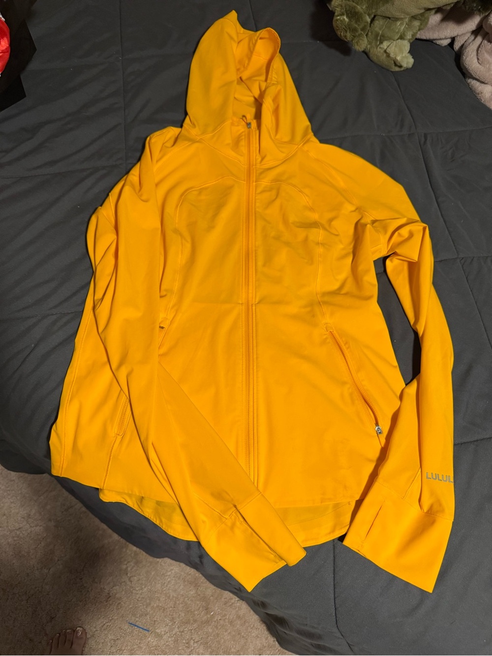 lululemon athletica Vibrant Yellow Active Hoodie